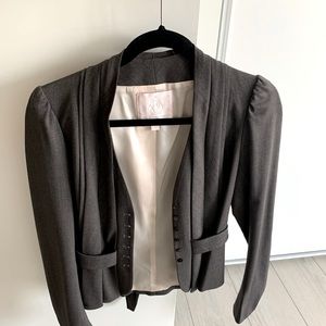 Rebecca Taylor Grey Blazer Size 4